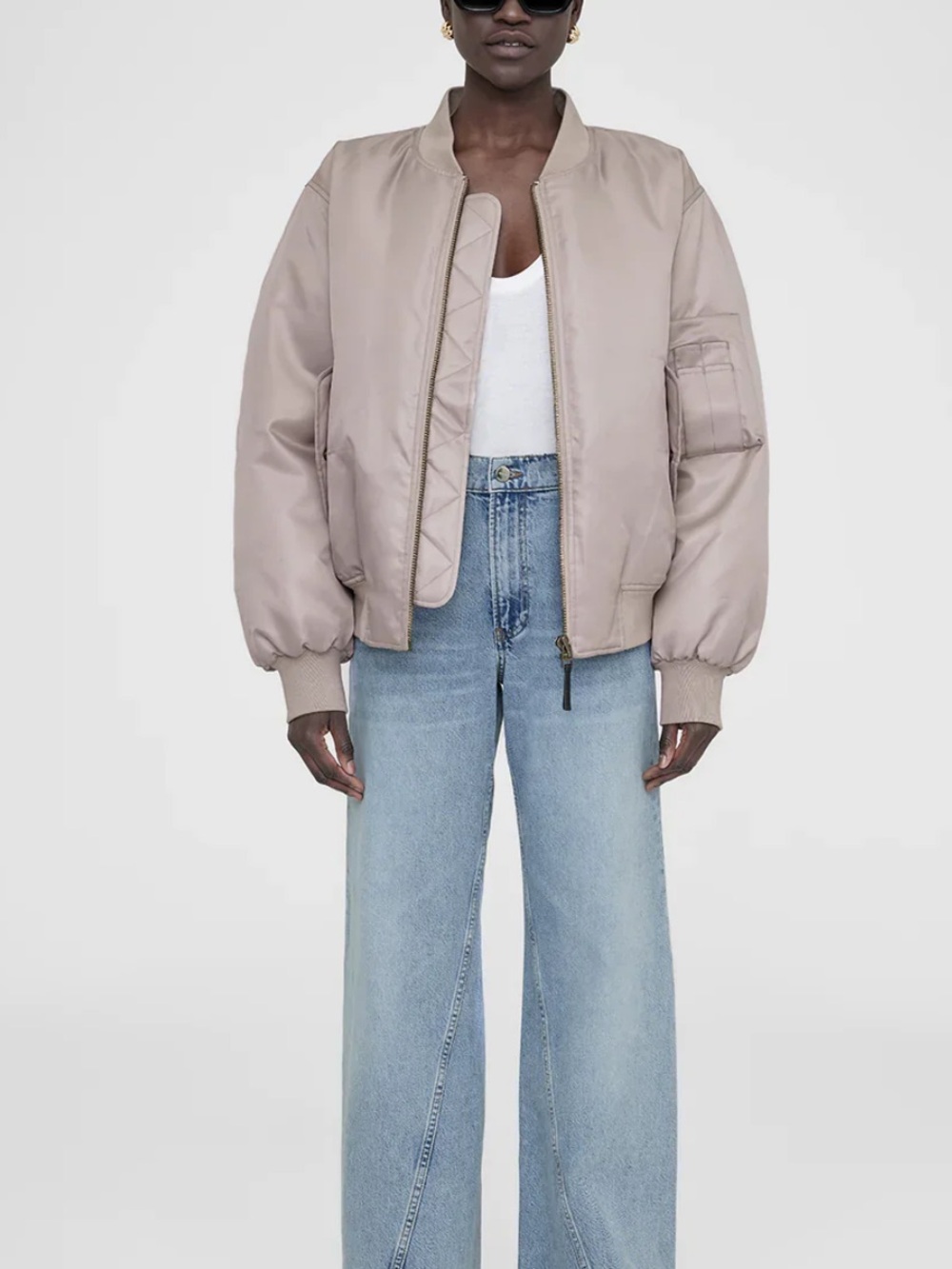 Anine Bing Leon Bomber - Champagne
